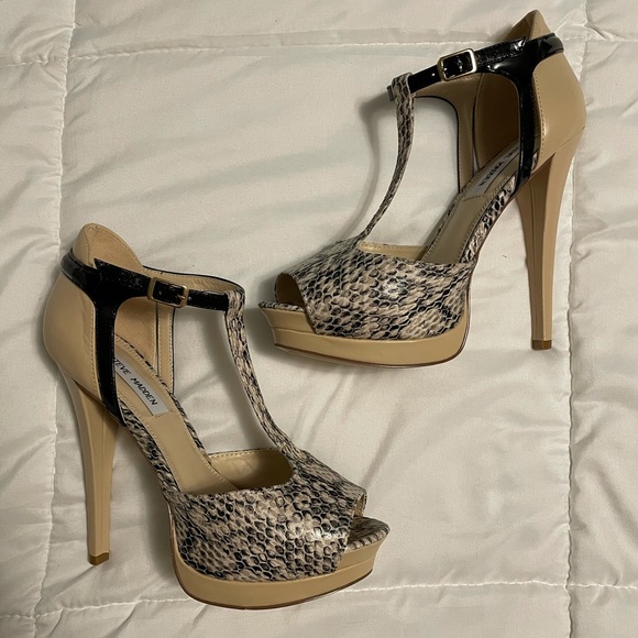Steve Madden Palmerr Natural Snake - Picture 1 of 5
